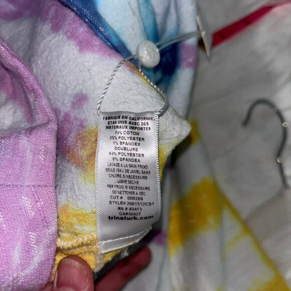 NWT Trina Turk North Beach Tie-Dye Cropped Pants Size 12 - Picture 8 of 14